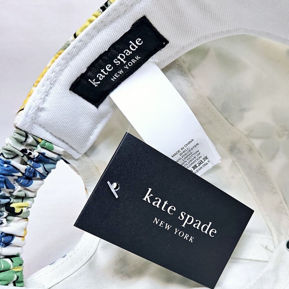 NWT Kate Spade French Cream Floral Cap - Picture 8 of 15
